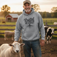Load image into Gallery viewer, Rooted In Christ - Faith Statement Classic Pullover Hoodie
