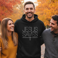 Load image into Gallery viewer, Jesus Saves - Faith Statement Classic Pullover Hoodie
