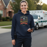 Load image into Gallery viewer, Look For The Helpers -  Bold Faith First Responders Classic Hoodie