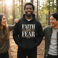 Load image into Gallery viewer, Faith Over Fear  - Bold Faith Statement Classic Pullover Hoodie

