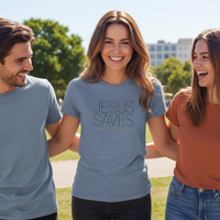 Load image into Gallery viewer, Jesus Saves - Faith Statement Premium Women&#39;s T-shirt
