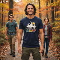 Load image into Gallery viewer, The Way, The Truth, The Life - Bold Faith Statement Heavyweight Crewneck T-shirt
