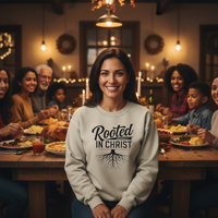Load image into Gallery viewer, Rooted In Christ - Classic Crewneck Sweatshirt