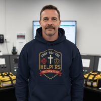 Load image into Gallery viewer, Look For The Helpers -  Bold Faith First Responders Classic Hoodie
