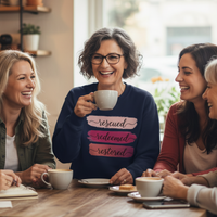 Load image into Gallery viewer, Rescued Redeemed Restored Classic Crewneck Sweatshirt