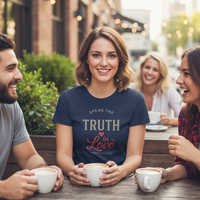 Load image into Gallery viewer, Speak The Truth In Love - Faith Statement Premium Women's T-shirt