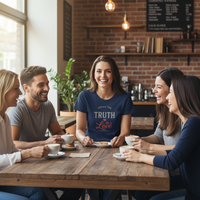Load image into Gallery viewer, Speak The Truth In Love - Faith Statement Premium Women's T-shirt