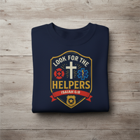 Load image into Gallery viewer, Look For The Helpers - *NEW DESIGN* - First Responders Triad Sweatshirt