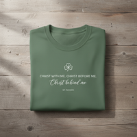 Load image into Gallery viewer, Christ With Me - St. Patrick's Day Prayer Shirt