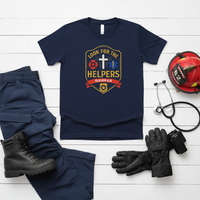 Load image into Gallery viewer, Look For The Helpers - First Responders Triad T-shirt