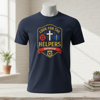 Load image into Gallery viewer, Look For The Helpers - First Responders Triad T-shirt