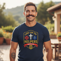 Load image into Gallery viewer, Look For The Helpers - First Responders Triad T-shirt