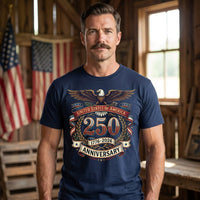 Load image into Gallery viewer, USA 250th Anniversary T-Shirt – 1776–2026 Patriotic Eagle Tee